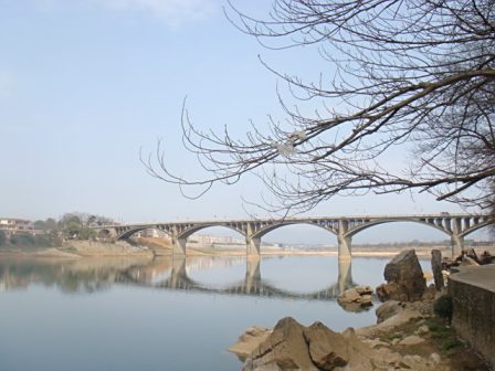 <p>浯溪碑林全景