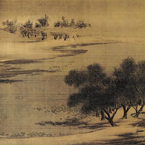  p>《宋惠崇沙汀丛树图》是宋代惠崇的绘画作品,该作为绢本,设色,纵