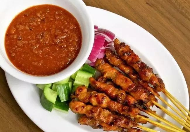 沙嗲烤牛肉串饭