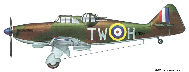 英国保罗p.82"挑战者"战斗机