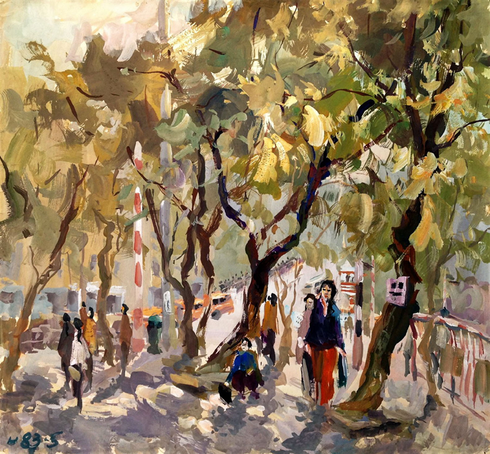 1992年创立"重庆刘庸之油画工作