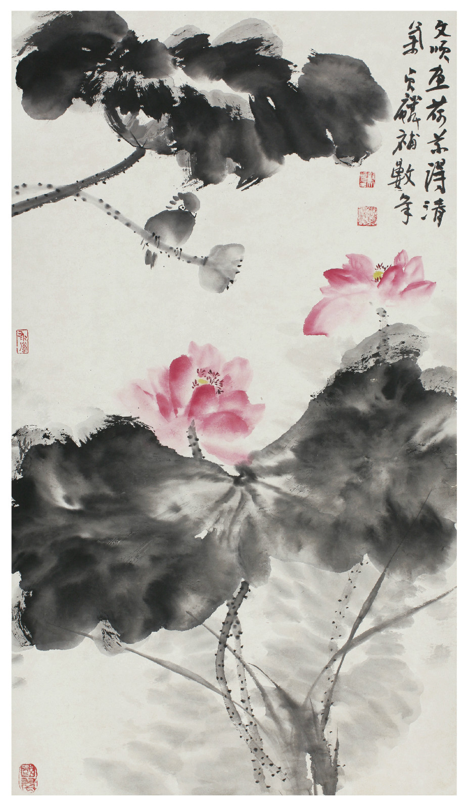 写意荷花