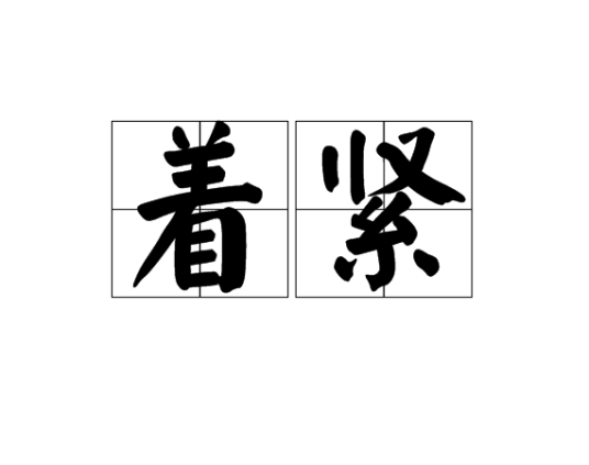 着紧（汉语词语）_百度百科
