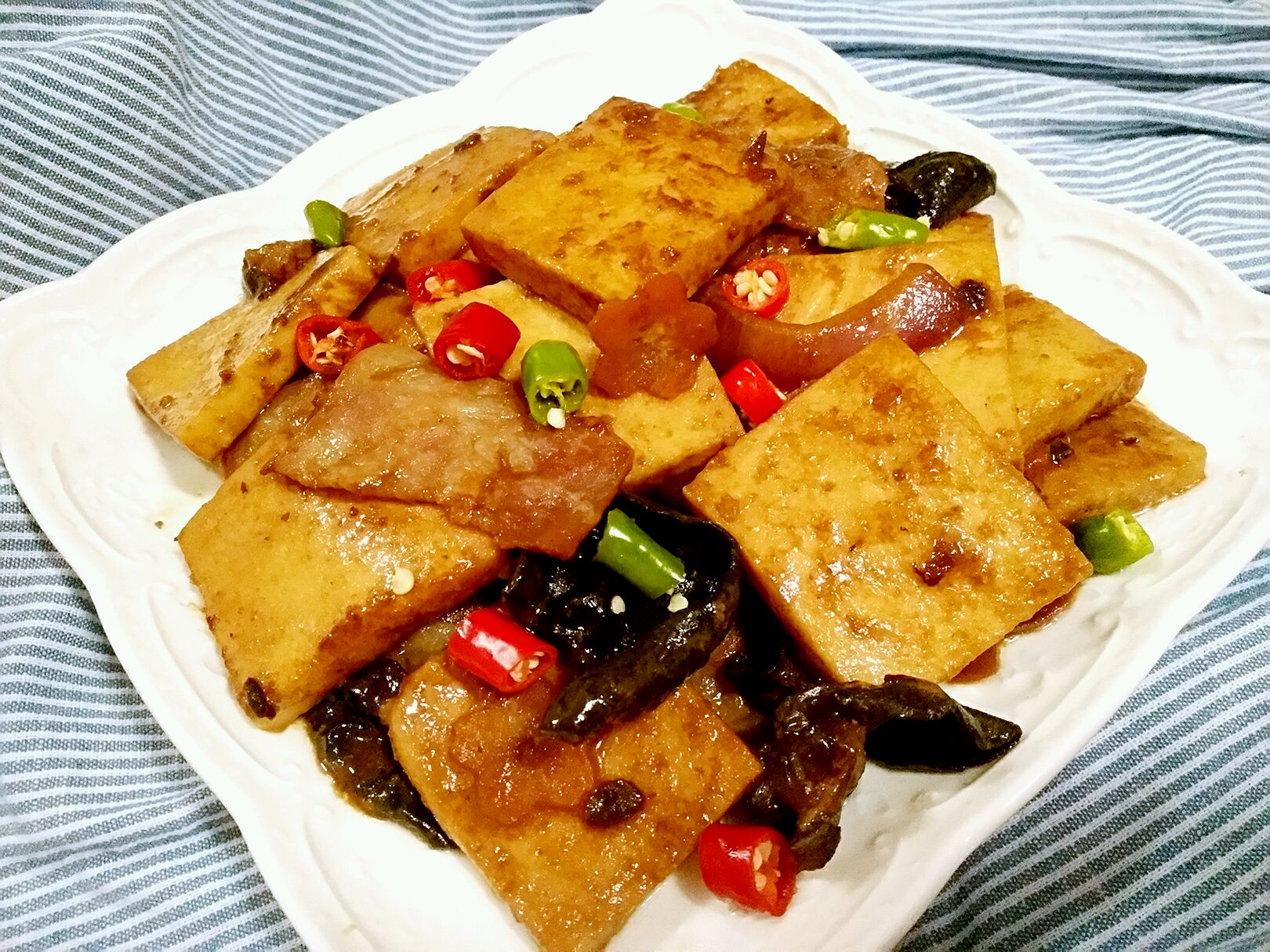 爆香千叶豆腐