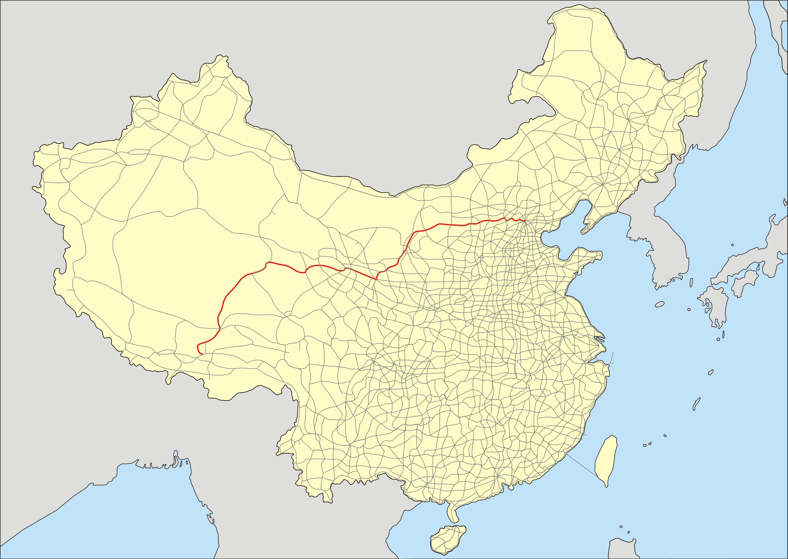  p>北京—拉萨公路(简称京拉线,编号g109)东北起 