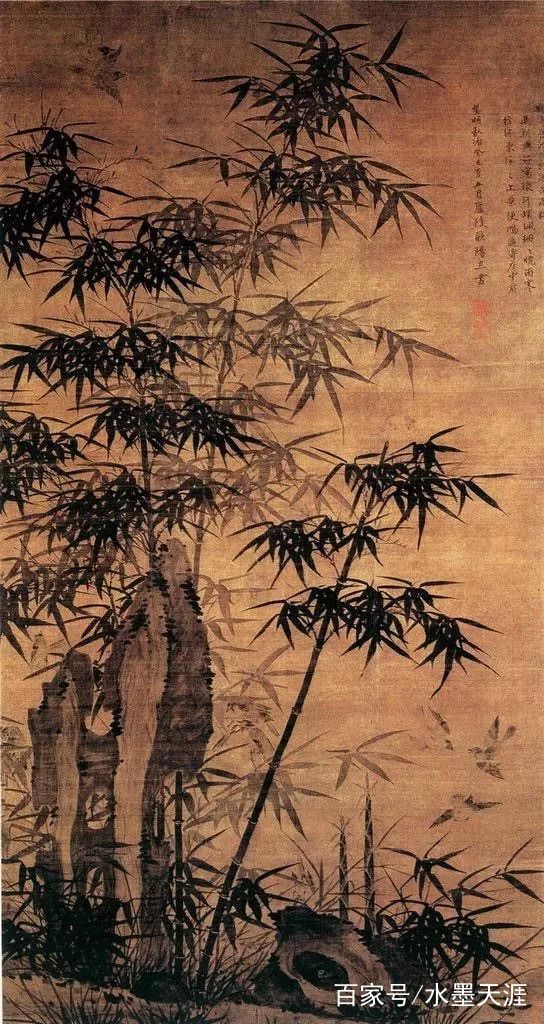 古代墨竹作品欣赏_百科TA说