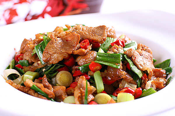 小炒玫瑰肉