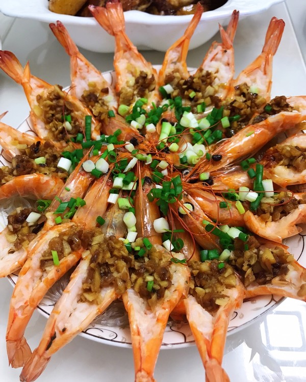 蒜蓉粉丝开边虾