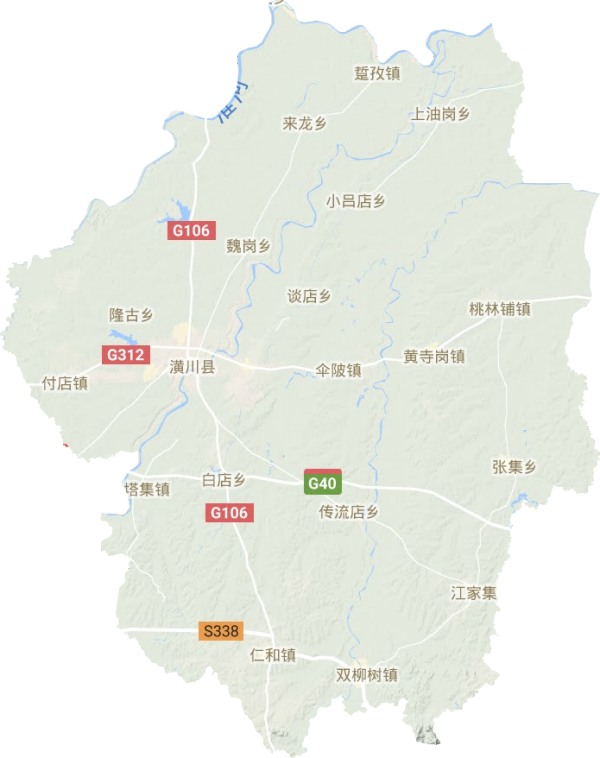 旧潢州地图 潢川县_百度百科