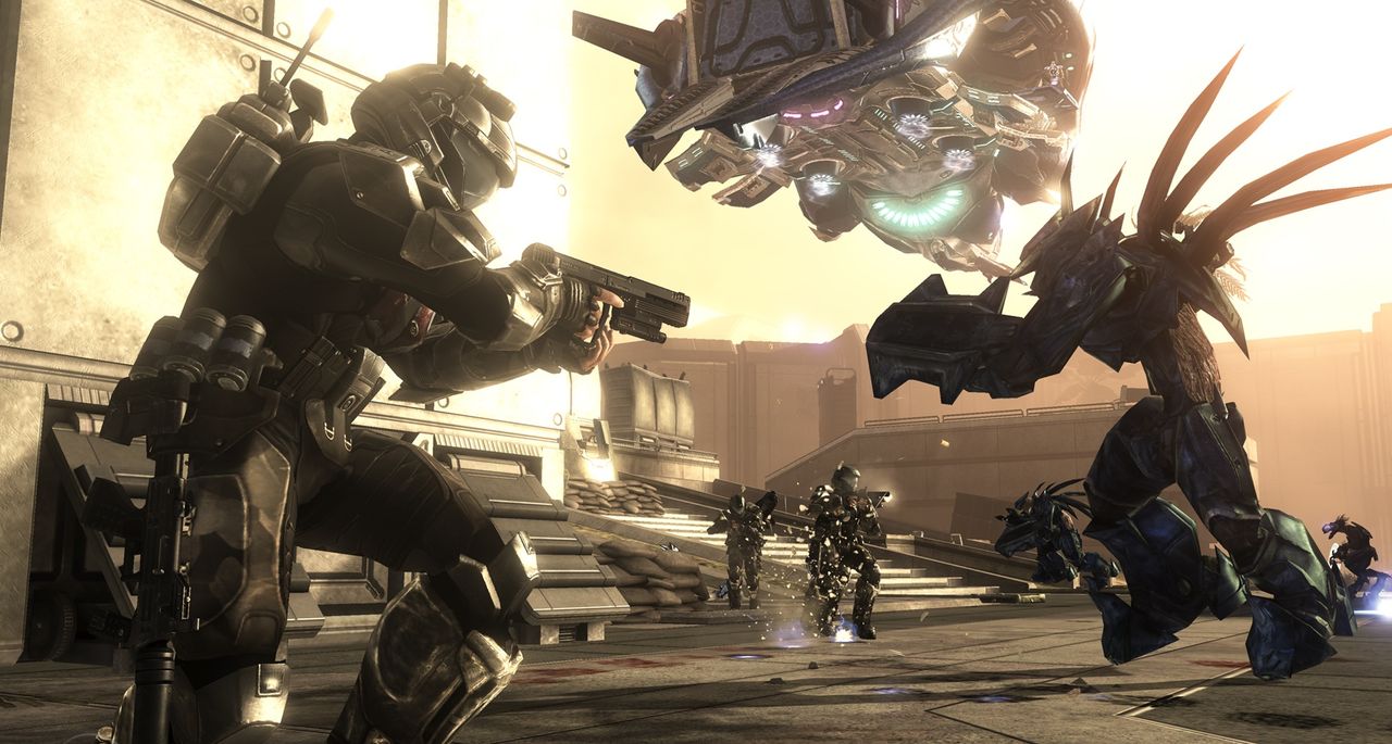  p>《光环3》是由bungie studios研发的一款第一人称射击类游戏,于