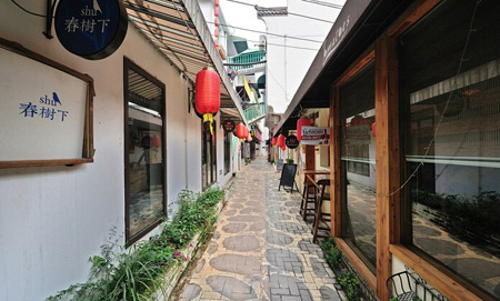 合肥首席城市怀旧人文休闲街区——中隐于市,根据曙光路老建筑的原有