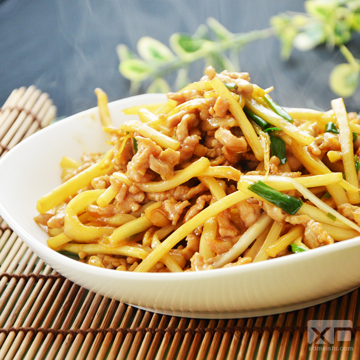 冬笋肉丝