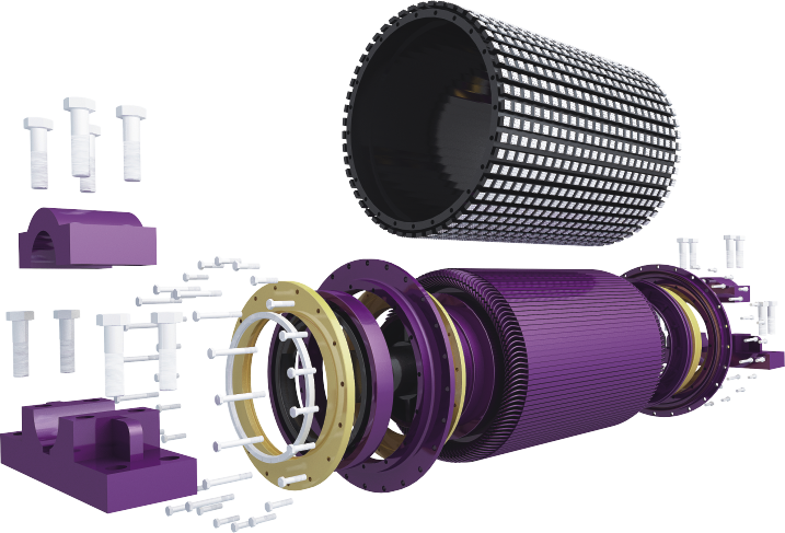 滚筒,又称磁滑轮,有永磁和 a target="_blank" href="/item/电磁