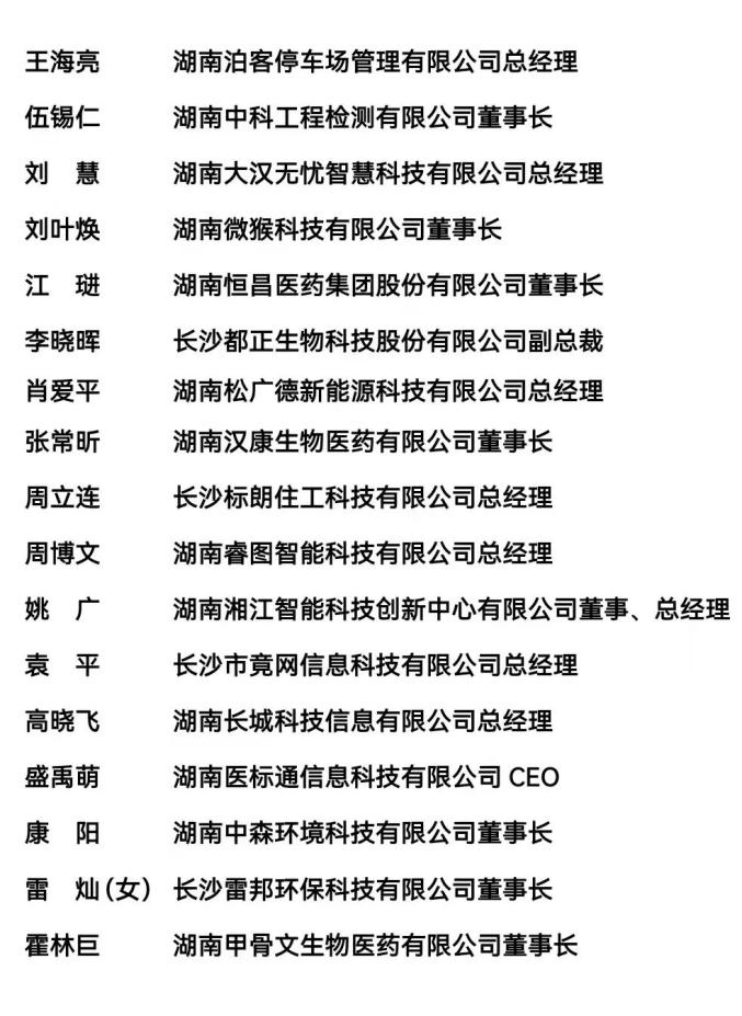 长沙市最美青年企业家