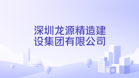 深圳龙源精造建设集团有限公司_百度百科