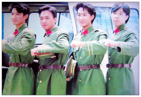 1988年,拍摄《大地》MV