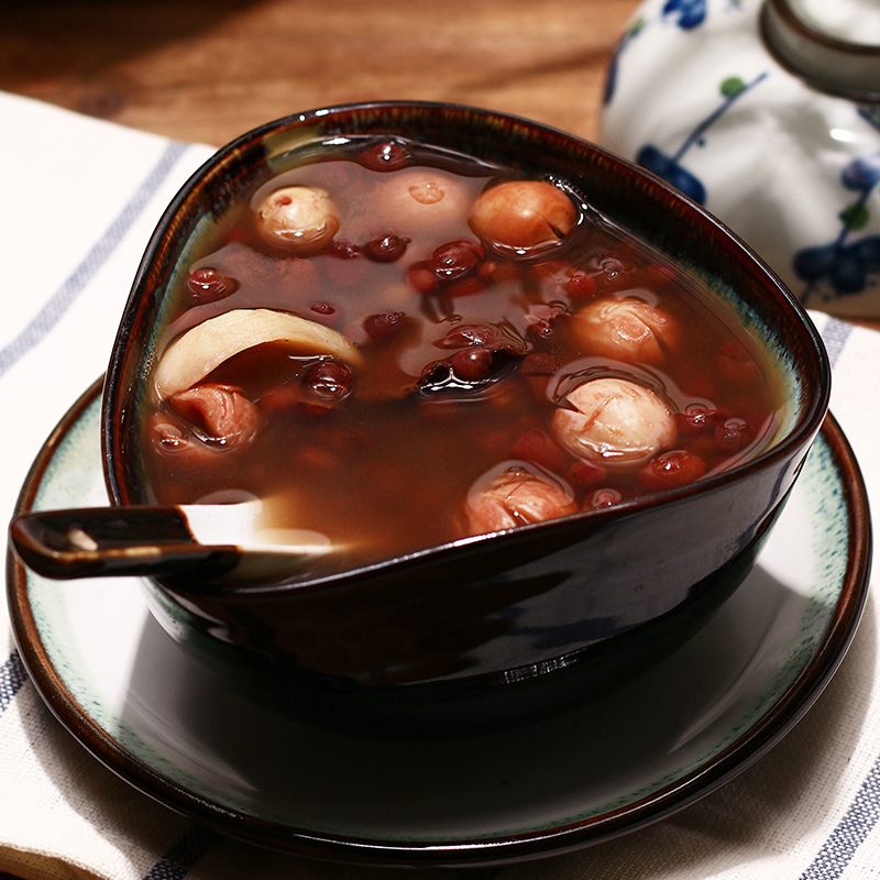 百合莲子红豆沙