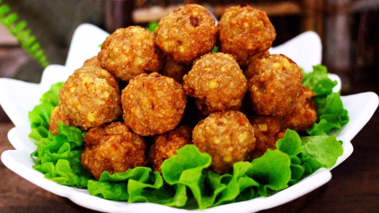 胡萝卜猪肉丸子