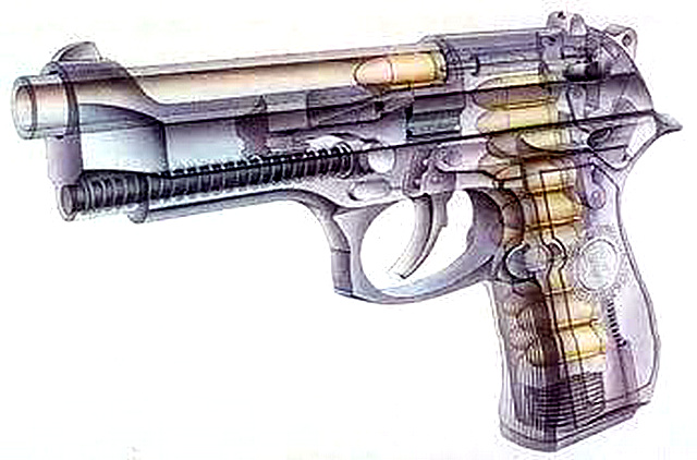 beretta model 92,又译为:贝雷塔m92f),是1985年由意大利<a target="