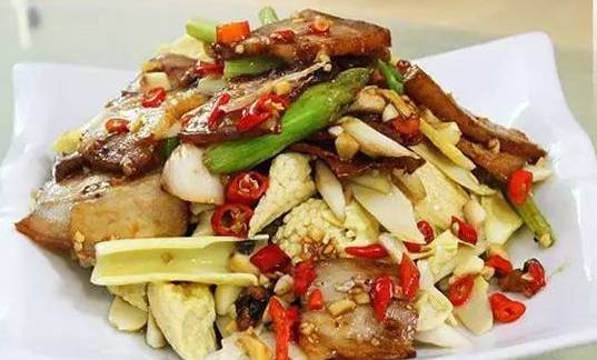 棕包炒肉