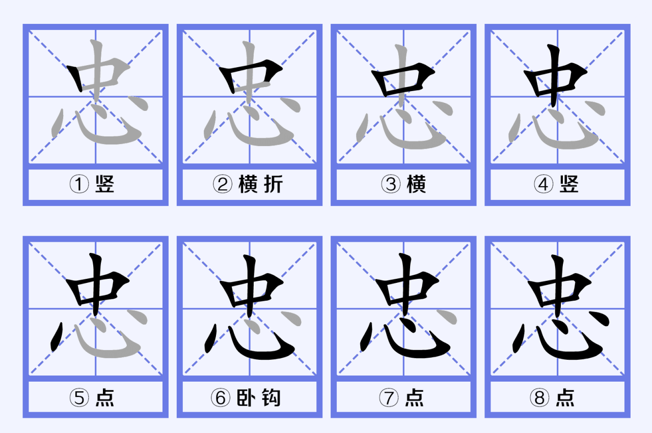 忠（汉语汉字）_百度百科