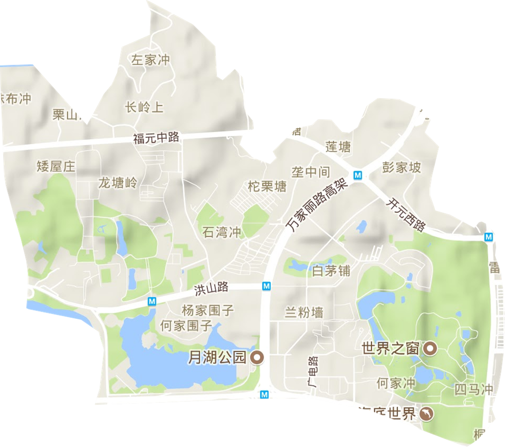 洪山街道,隶属于湖南省长沙市开福区,地处<a