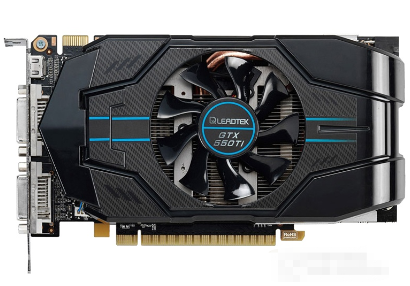  p>丽台gtx550ti公版,是一款电脑显卡,芯片厂商是nvidia,显存容量是