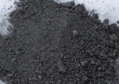 一般认为它是无定形炭体,或是一种高度芳构化的高分子碳化物中,含有