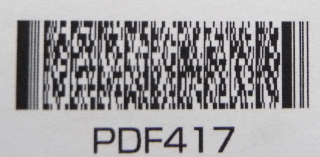 pdf417二维条码