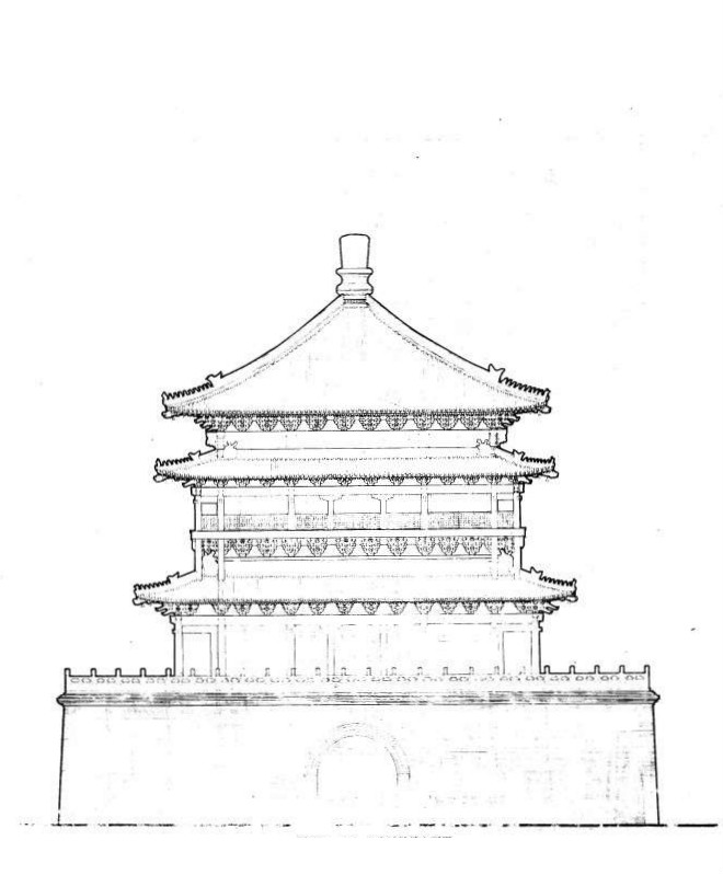 钟楼,位于南京城中,明代 a target="_blank" href="/item/南京鼓楼