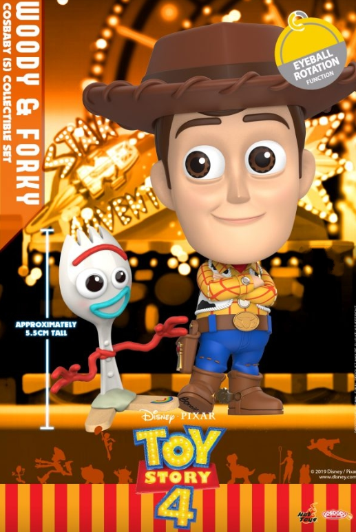 hot toys《玩具总动员4》cosbaby q版公仔