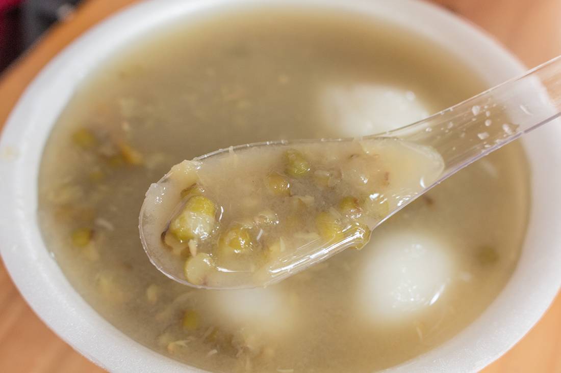 绿豆沙汤圆