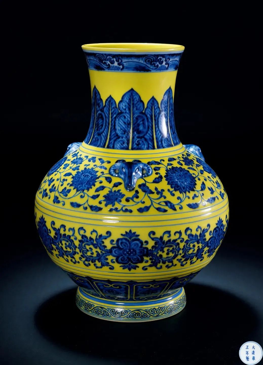 品質満点！ 中国美術 パステル蒔絵五龍紋天球瓶 景徳鎮 装飾品