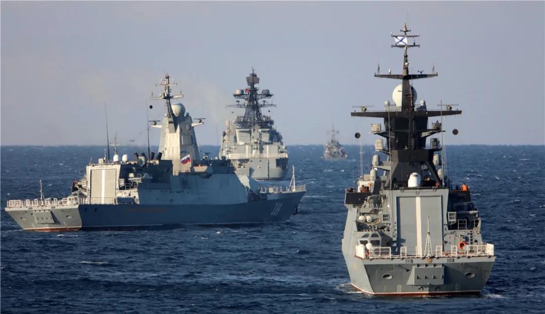 中俄"海上联合-2021"联合军事演习