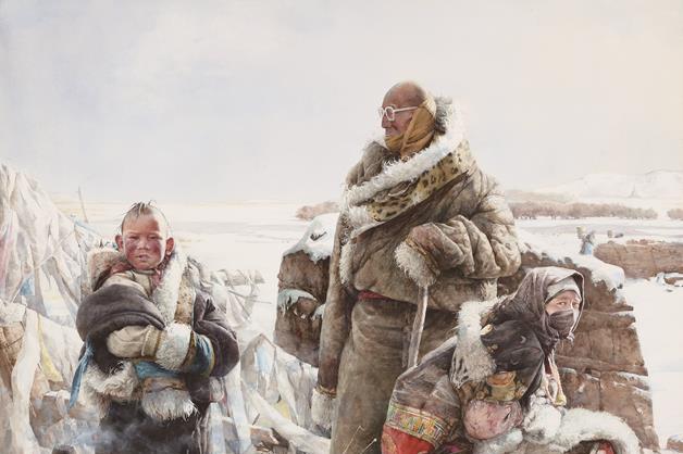  p>《憧憬》是王迪创作的一幅纸本水彩作品. /p>