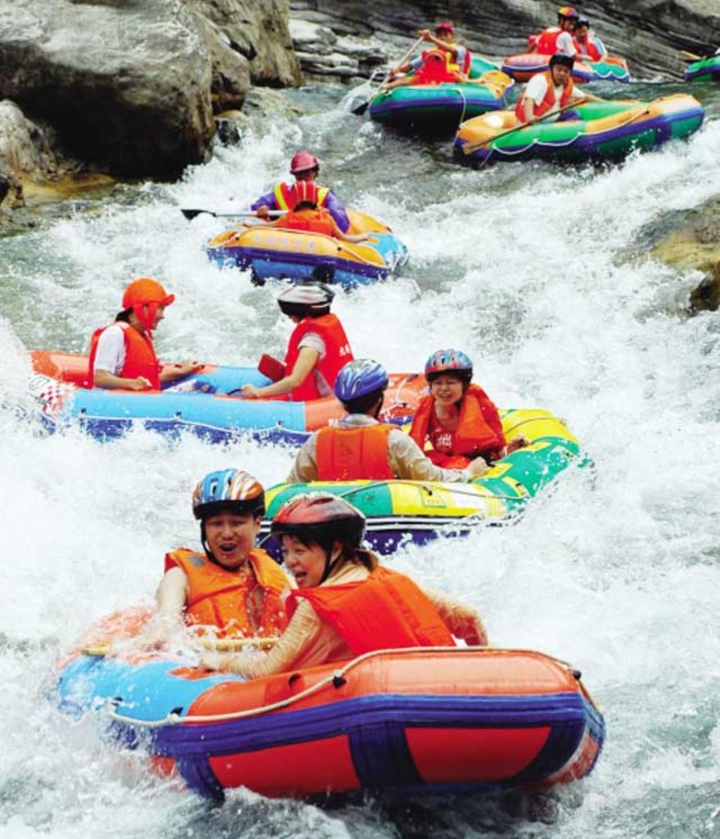 清远飞来峡漂流
