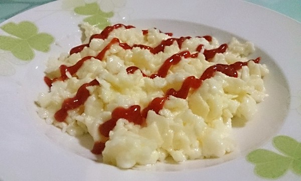 牛奶蛋清炒海蛎