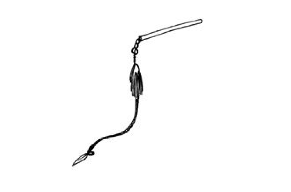 据传杆子鞭脱胎于古代西域牧羊的鞭子,故有人称之为"西域鞭&