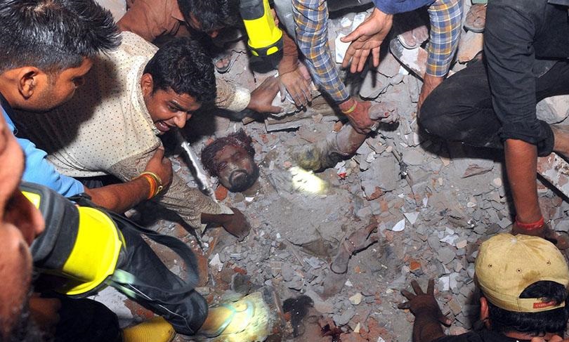 3月31日印度旅馆倒塌事故