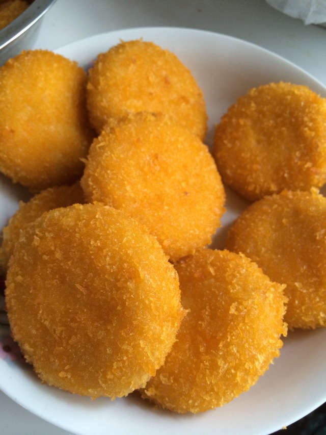 芝麻豆沙南瓜饼