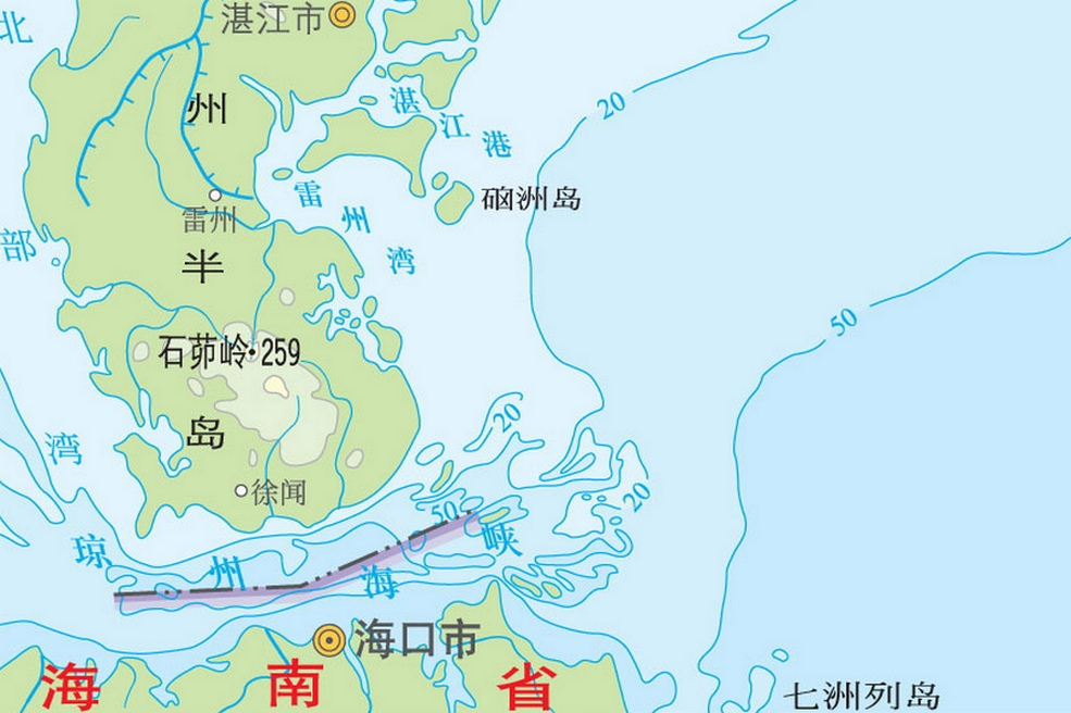 琼州海峡_百度百科