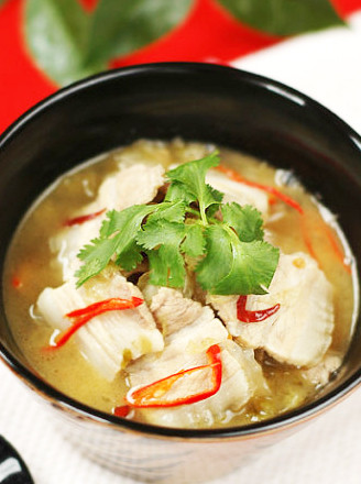 酸菜白肉炖豆腐