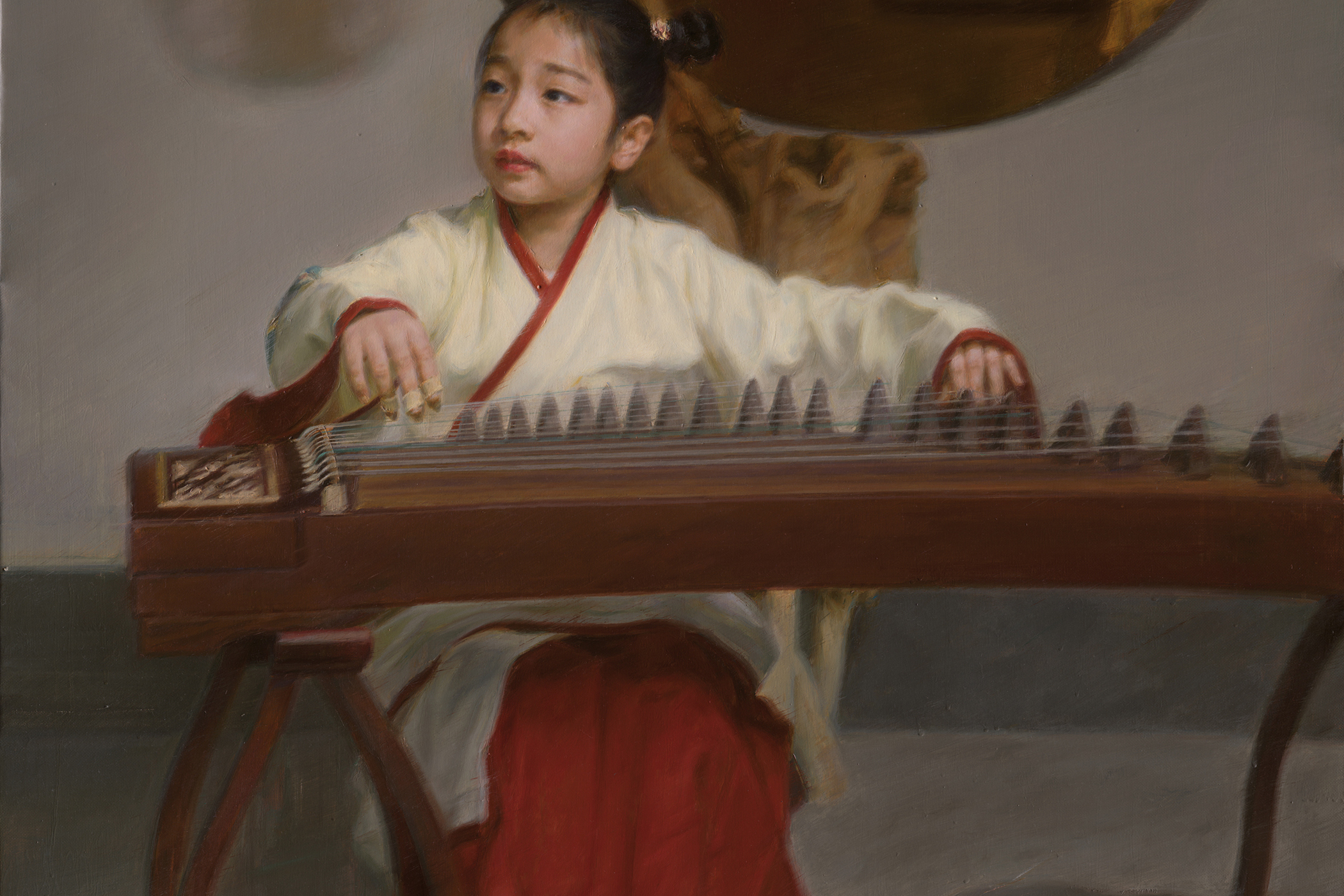 20350330" data-lemmaid="20350330">袁冬 /a>创作于2021年的油画作品