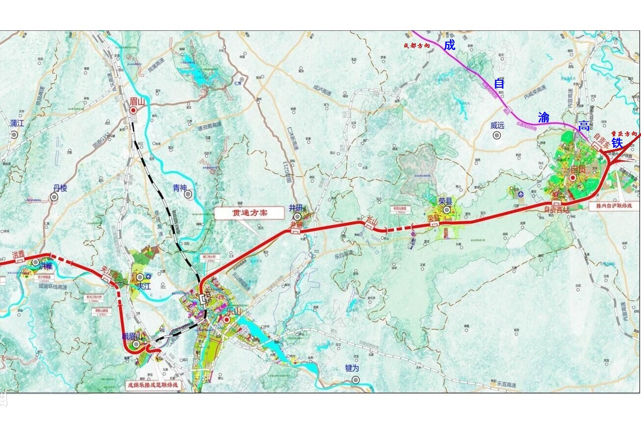 雅眉乐自城际铁路
