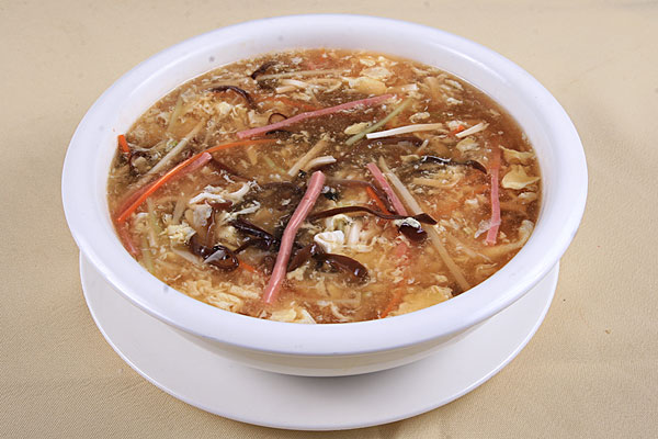 海参酸辣汤