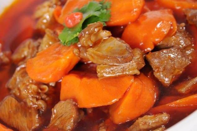 羊肉炒胡萝卜