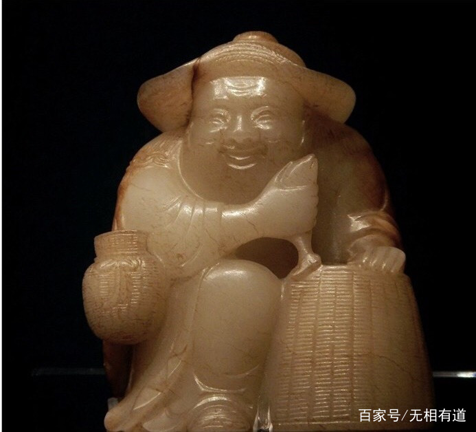 古玉赏析之“清代玉雕渔翁”_百科TA说