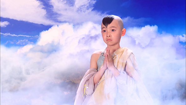 2011年电视剧《新西游记》苗雅宁饰演的红孩儿形象