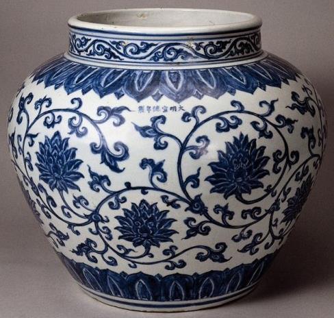 明代青花瓷器 明代艺术品 百度百科