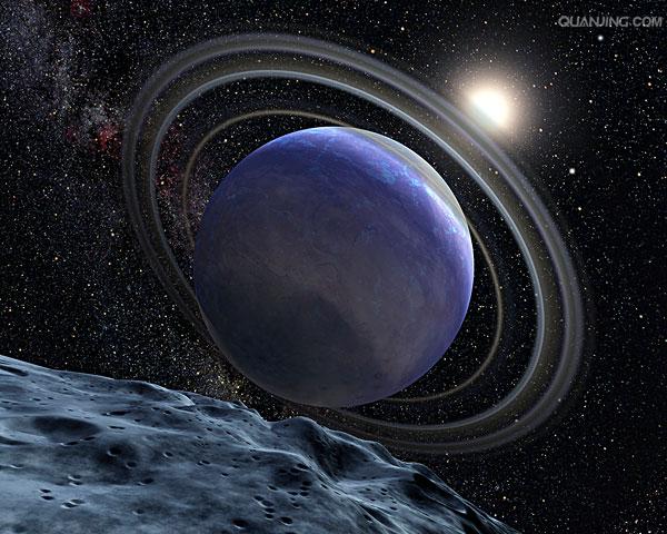  p>太阳系外行星(简称系外行星;英语:extrasolar planet或exoplanet)